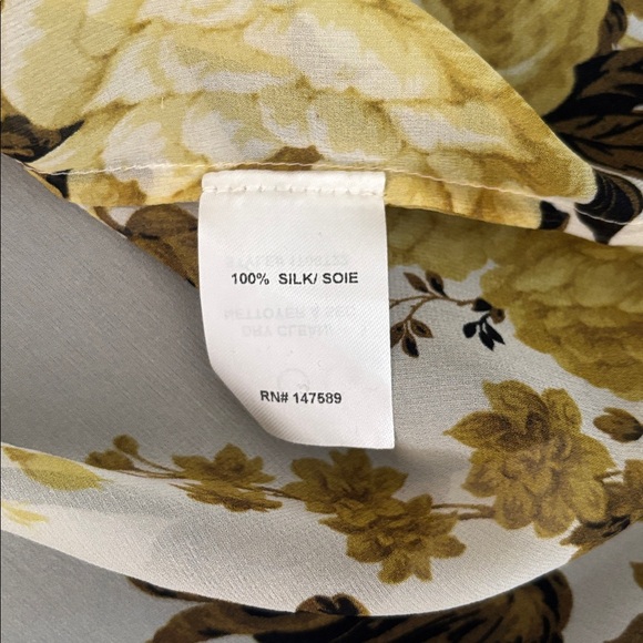 Robert Rodriguez Yellow and Brown Floral Blouse ( New ) - Picture 8 of 8